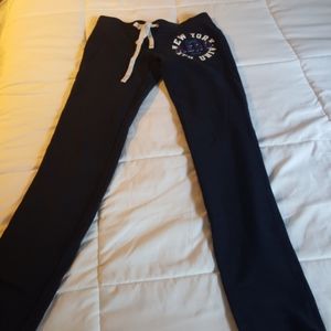 Womens navy sweatpants